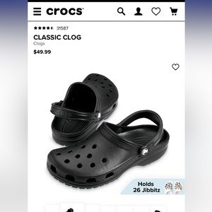 Women’s size 6 classic clog Crocs